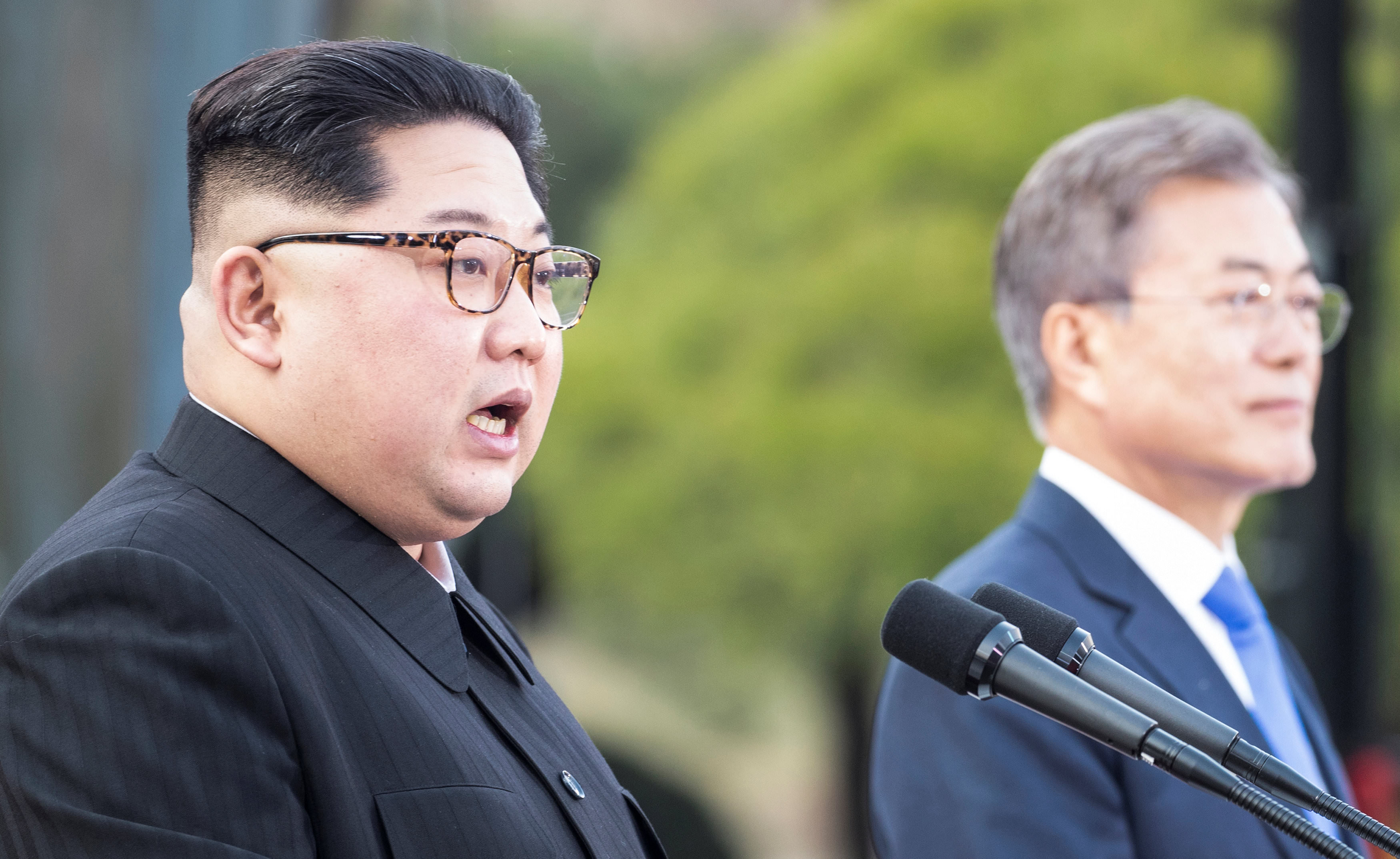 Líderes de ambas Coreas se reunieron el 27 de abril en la aldea fronteriza de Panmunjom.