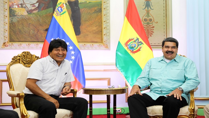 Evo Morales defendió al continente latinoamericano de las intervenciones arbitrarias de Estados Unidos.