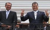 El retiro de la seguridad ocurre un año después que Rafael Correa proclamara un Decreto Ejecutivo para la protección de él y su familia.