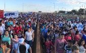 Marcha Federal por Pan y Trabajo avanza masivamente en Argentina
