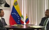 El ministro de Comercio Exterior e Inversión Internacional de Venezuela, José Vilma Mora sostuvo un encuentro con representantes de la Cámara de Comercio italiana.