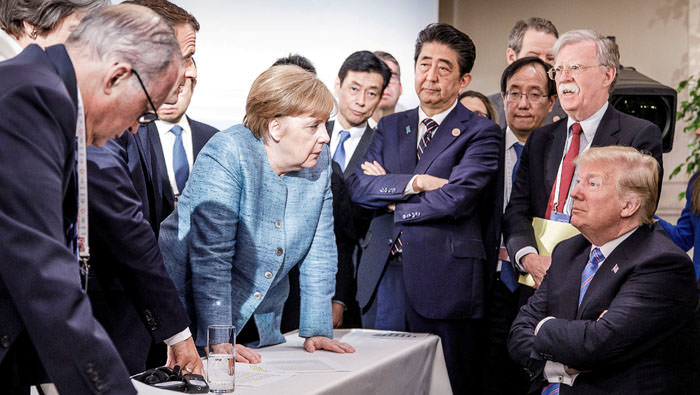 Trump se enfrenta a la UE en la cumbre del G7