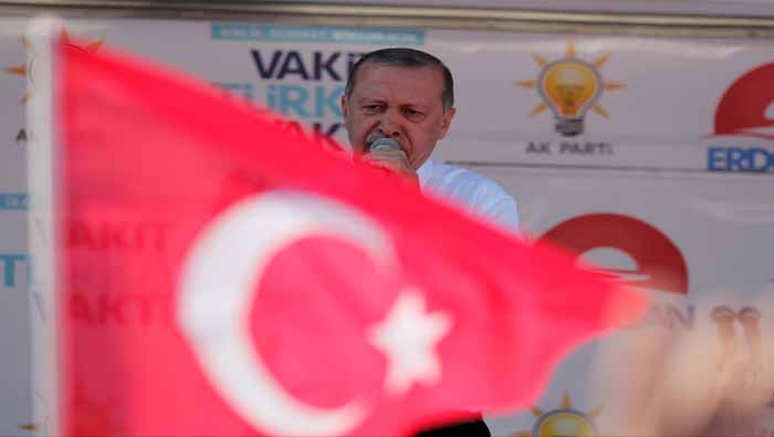 “Turquía siempre será partidaria de la justa causa palestina”, dijo Erdogan.