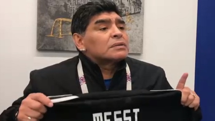 Durante el programa se recordó que Maradona había advertido que la selección argentina no estaba rindiendo lo correspondiente.