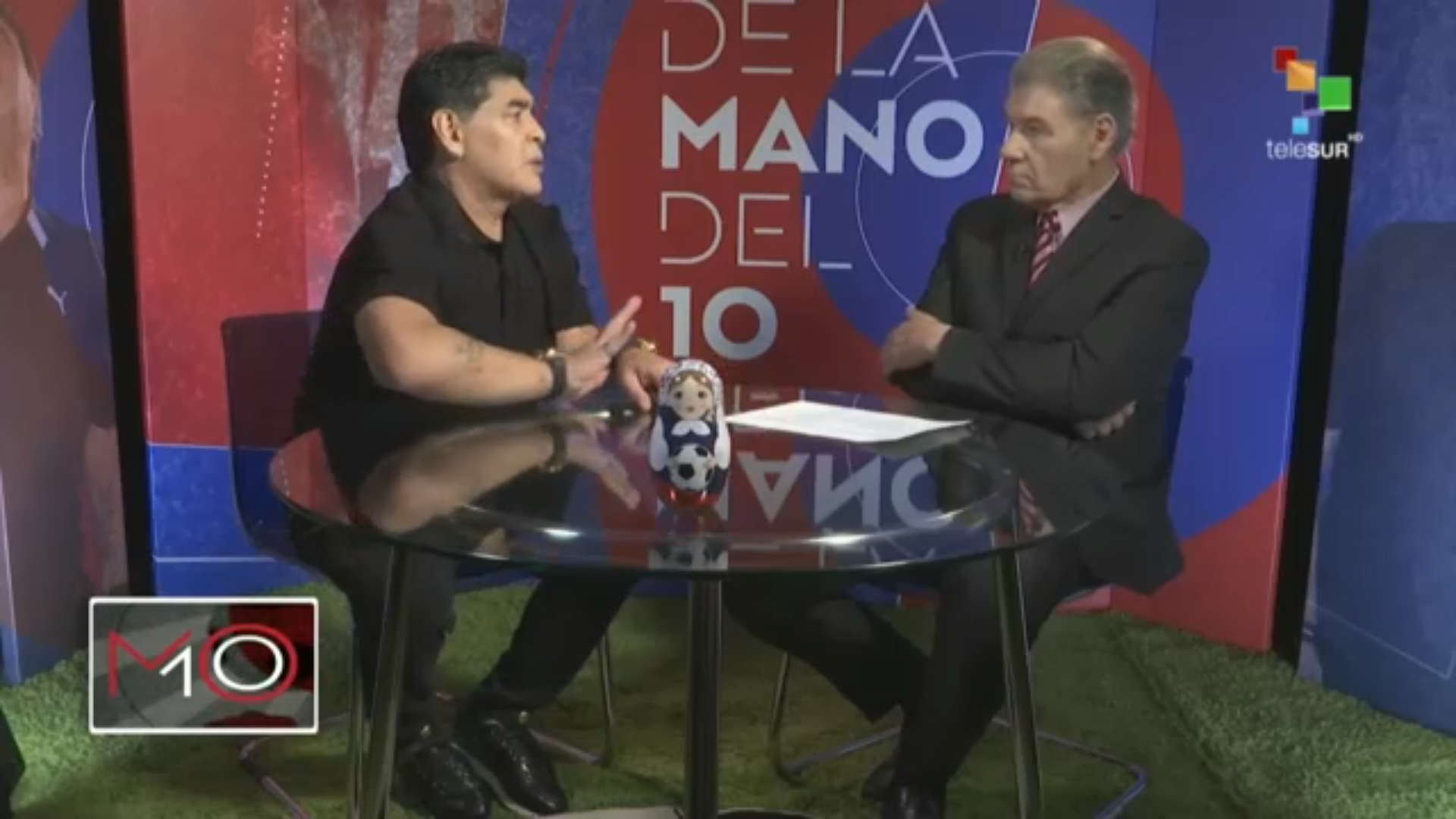 Maradona afirmó que se sentía triste por la situación de la selección argentina. 