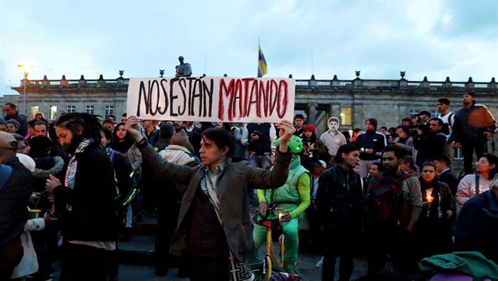 En Colombia se han realizado diversas manifestaciones para exigir que se garantice el derecho a la vida de los líderes sociales y defensores de DD.HH.