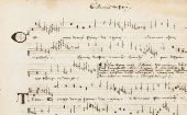 El pergamino musical podría ser el manuscrito más antiguo encontrado hasta ahora. 