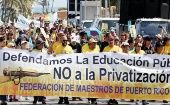 La medida de la clausura de las escuelas públicas fue tomada el pasado 22 de junio por el gobernador de Mayagüez, Ricardo Roselló.