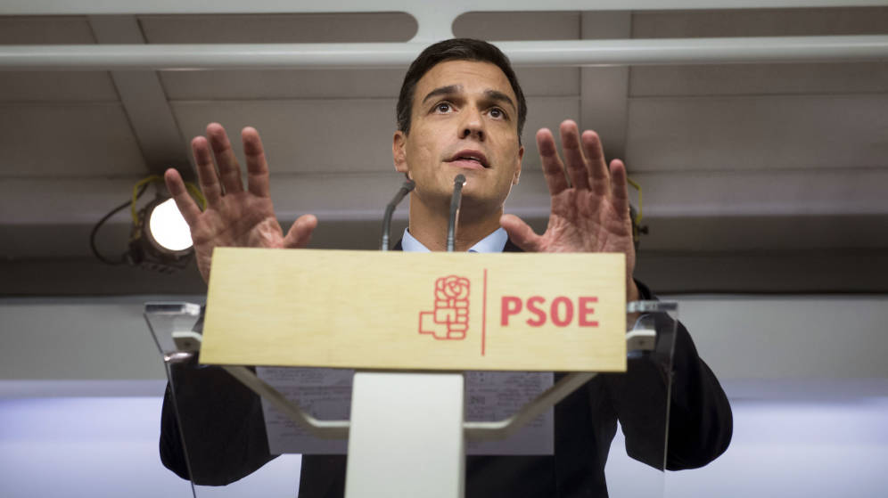 El PSOE lidera las intenciones de voto en España.