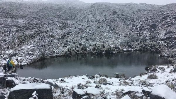 Los promotores del proyecto de ley señalaron que, mientras se presentaba en el Congreso, nevó en el parque nacional Cocuy.
