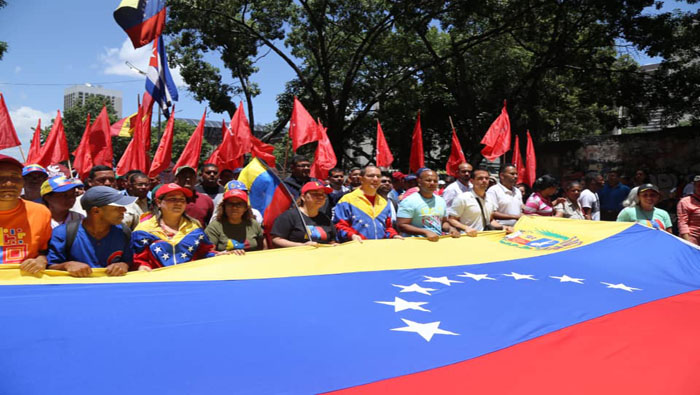 El diplomático venezolano agradeció el respaldo al jefe de Estado por parte de Gobiernos latinoamericanos y de otros continentes.