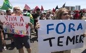 El pueblo brasileño ha estado en franco rechazo a las reformas ejercidas por Michel Temer. 