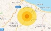 El sismo también fue sentido en las regiones cercanas de Campania y Apulia.