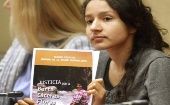 Bertha Zúniga pidió a la comunidad internacional que acompañé el transcurso del juicio de la ambientalista hondureña Berta Cáceres. 