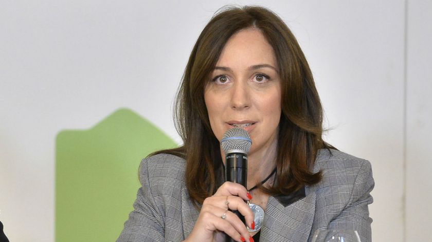 La gobernadoras bonaerense María Eugenia Vidal negó contar con aportes truchos en su campaña.