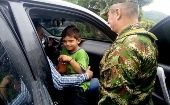 El niño fue liberado en la zona del Catatumbo ubicada al noreste del departamento de Norte de Santander.