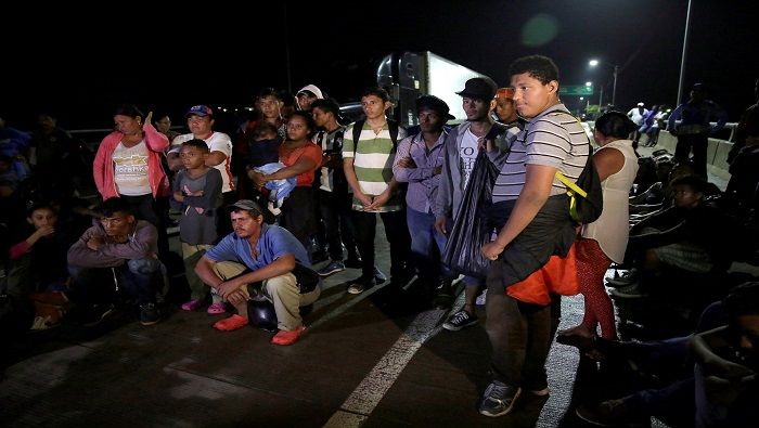 El mandatario hondureño, Juan Orlando Hernández, alega que la caravana se realiza con el objetivo político de desestabilizar al país.