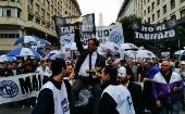 La sociedad argentina ha manifestado sus descontentos ante las medidas económicas impuestas en diversos sectores por Mauricio Macri