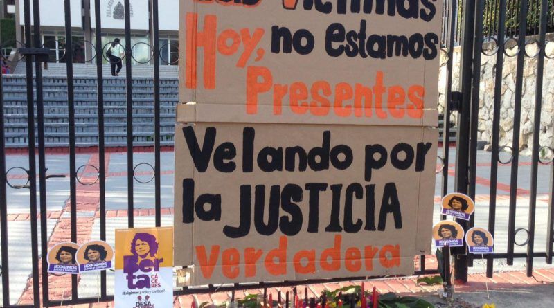 Berta Cáceres fue asesinada el 3 de marzo de 2016 y hasta el momento solo se han procesado a nueve implicados en el crimen.