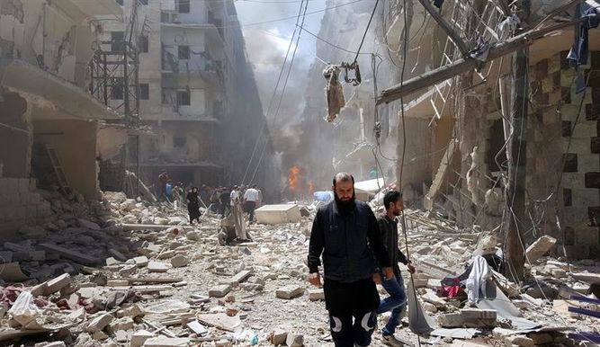 Desde el año 2014 que la coalición liderada por EE.UU. realiza ataques contra Siria, dejando miles de civiles muertos. (Foto Archivo)