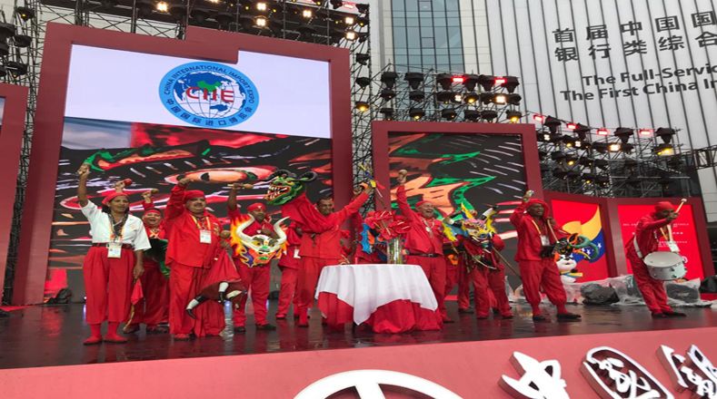 Los Diablos Danzantes de Yare, en representación de Venezuela, participaron en la primera Exposición Internacional de Importaciones de China (CIIE), en Shanghái.