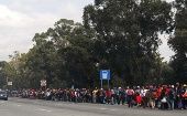 La caravana de migrantes se encuentra en el centro de México en su camino a la frontera con EE.UU.