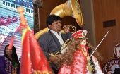 Morales reconoció la labor de más de 25.000 artistas bolivianos, quienes "muestran al mundo la riqueza cultural de este país".