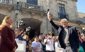 Tras votar este sábado López Obrador expresó "se acabó el régimen corrupto, los ciudadanos nos ayudarán a gobernar".