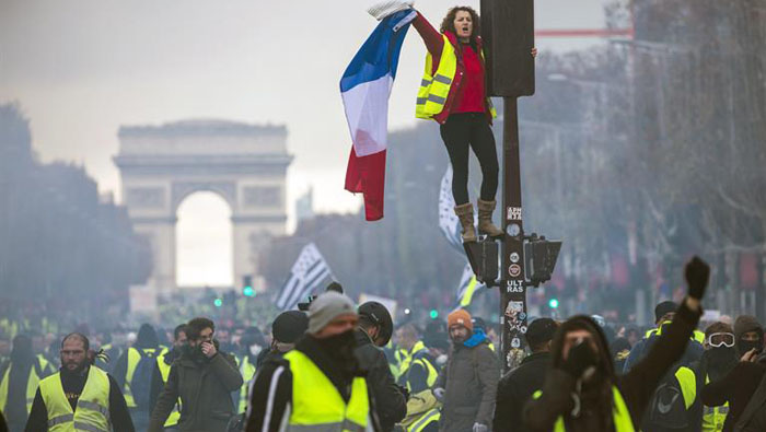 Cuarto fin de semana consecutivo, los chalecos amarillos tomarán las calles de París.
