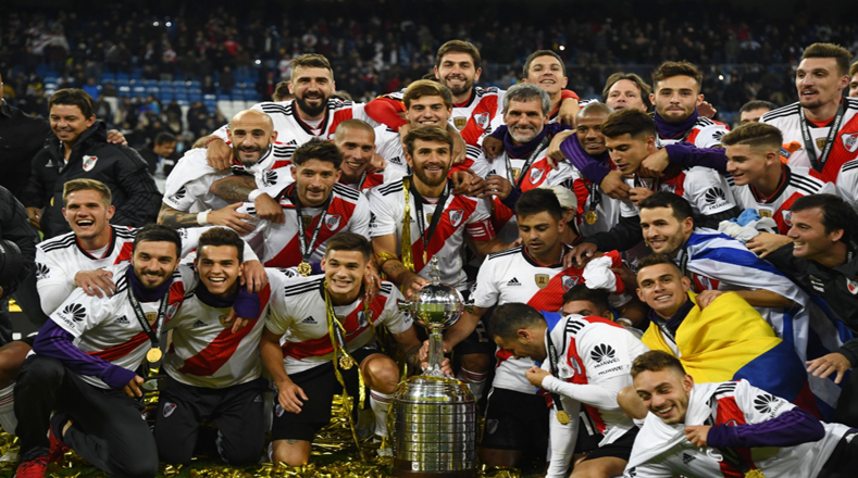 El Millonario logra su cuarta Copa Libertadores de América de la Conmebol.