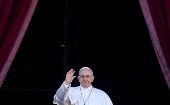 El sumo pontífice enumeró una vez más los conflictos del mundo y pidió la paz para Palestina, Siria, Yemen, entre otros.