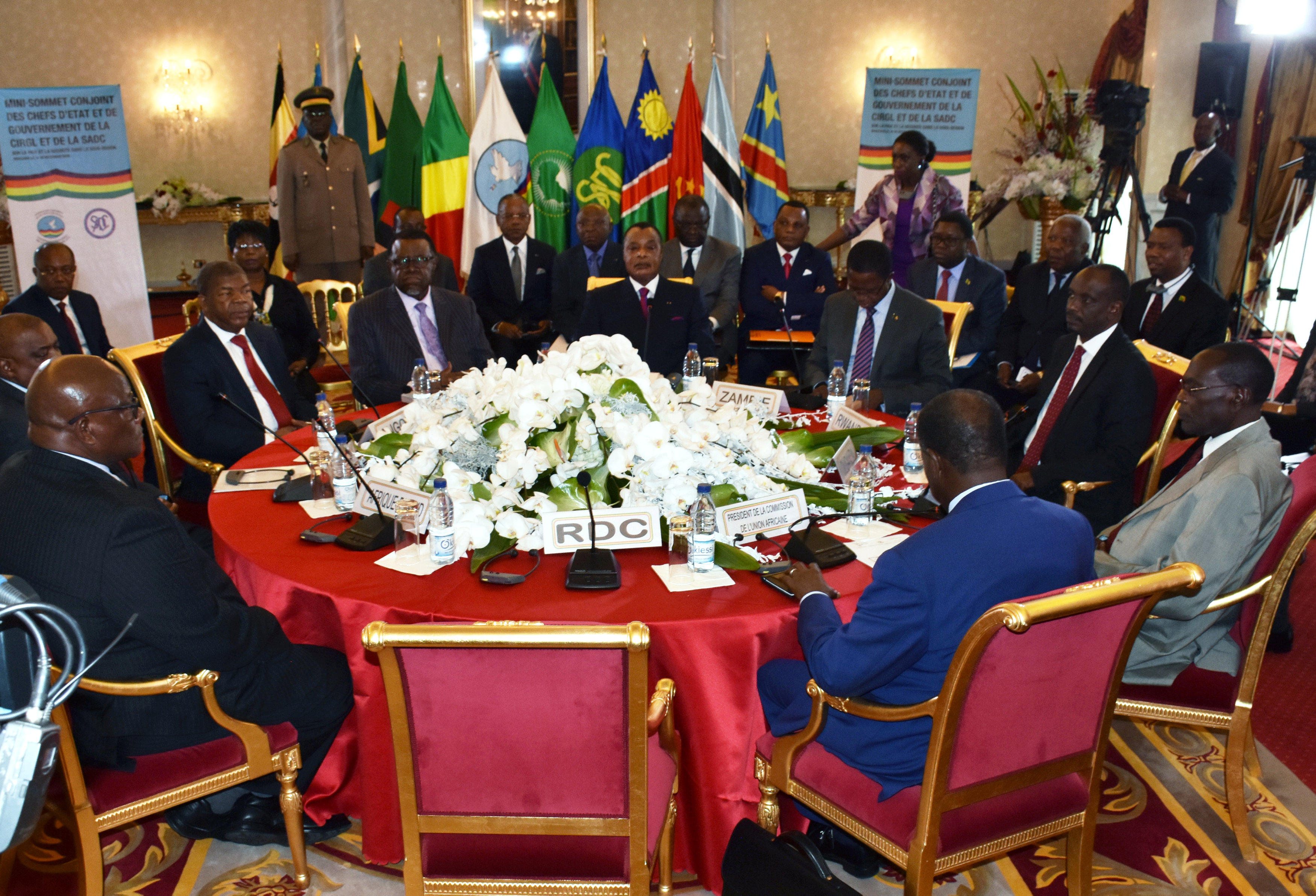 La República Democrática del Congo no envió representación a la reunión de la SADC.