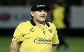 Maradona se prepara para dirigir su segundo campeonato en el fútbol mexicano.