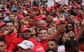 Cientos de venezolanos se concentraron en distintas regiones del país para ratificar su apoyo al Gobierno Bolivariano.