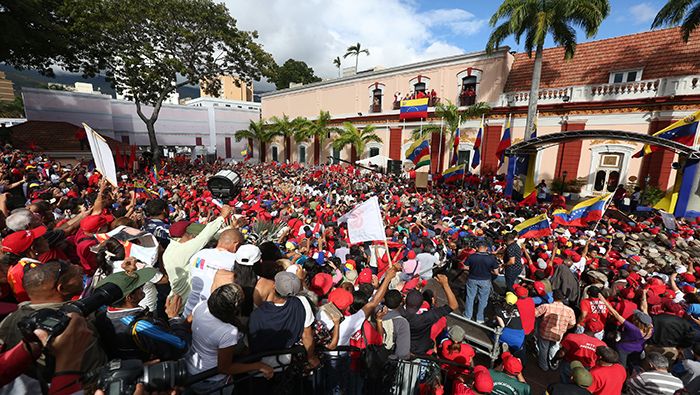 El presidente Nicolás Maduro cuenta con amplio respaldo.