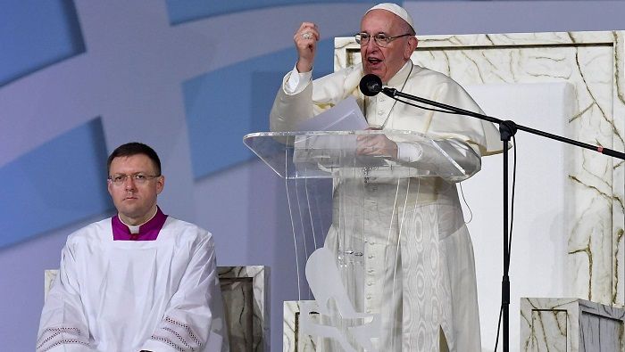 El papa abogó por la paz en Venezuela durante su último día en suelo panameño.