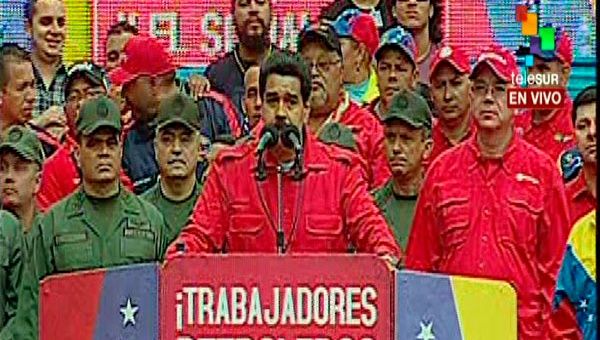 El presidente de Venezuela, Nicolás Maduro, aseguró que ya su Gobierno tiene controlado los actos desestabilizadores de la derecha (Foto: teleSUR)