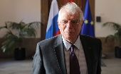 "La intervención militar es una abominación en América Latina que la lleva a los tiempos que no se quieren regresar", dijo el canciller español, Josep Borrell.