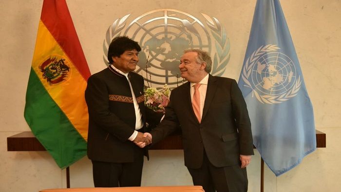 Evo Morales destacó desde la ONU la importancia de la preservación de las lenguas indígenas en todo el continente latinoamericano.