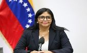 Delcy Rodríguez reiteró la voluntad del pueblo venezolano por defender su soberanía frente a los planes golpistas de EE.UU.