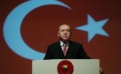 El presidente de Turquía espetó: "¿Qué derecho tienen a designar a otro?, ¿Y dónde está la democracia?, ¿Cómo se puede aceptar esto?".