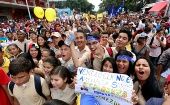 Año a año, los jóvenes bolivarianos de Venezuela salen a las calles a respaldar su compromiso con la Revolución.