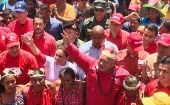 "Queremos paz para este país, queremos la libertad de nuestro pueblo, queremos que cese el bloqueo y las sanciones, no queremos que ingrese ningún soldado extranjero" dijo Diosdado Cabello.