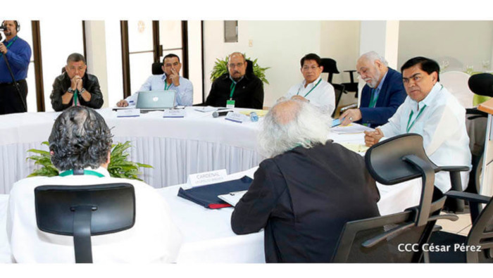 El Gobierno del presidente Daniel Ortega y grupos civiles inician mesa de diálogo por el entendimiento en Nicaragua.
