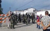 Representantes docentes del Cauca condenaron la actuación del Esmad contra la manifestación pacífica.