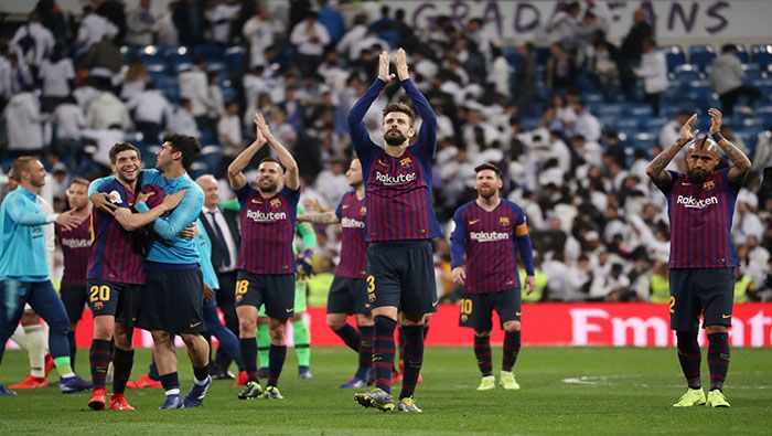 El Barcelona viene de vencer al Real Madrid 3 - 0  en la semifinal de la Copa del Rey.