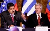 "Los problemas de los venezolanos lo tienen que resolver los venezolanos y no de afuera, no aprobamos ningún tipo de injerencia externa", recalcó Tabaré Vásquez.