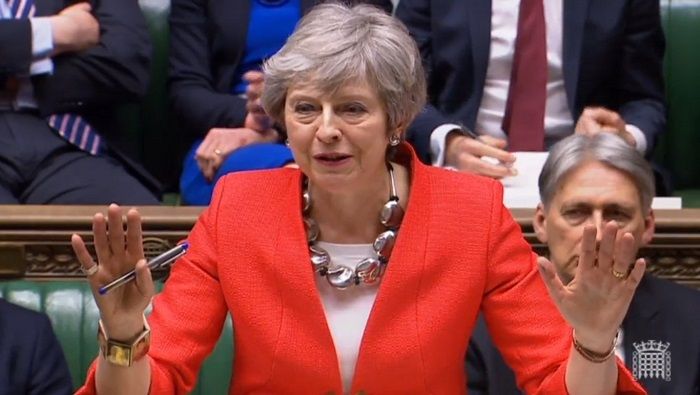 Theresa May apuntó que aplazar el brexit representaría una pérdida económica importante para Reino Unido.