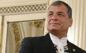 "Es la oportunidad de recuperar la Patria y sancionar a los traidores y verdaderos corruptos", aseguró Rafael Correa quien sufragó desde Bélgica, donde se encuentra radicado.