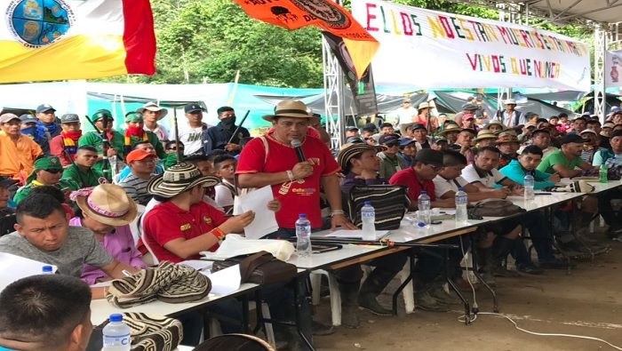 Los representantes de la minga exigen al Gobierno no criminalizar su protesta y que asista a la convocatoria de diálogo.